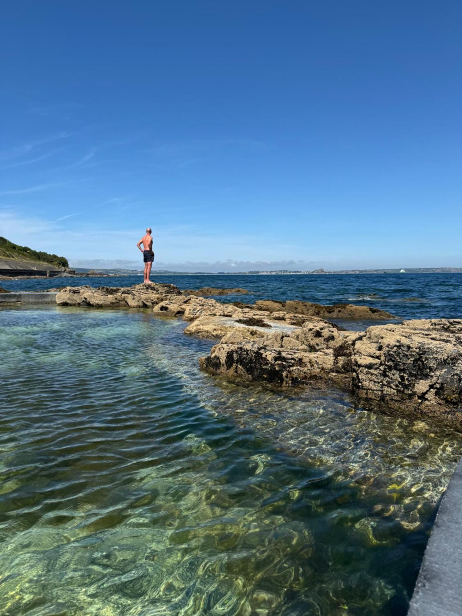 1-Bed Luxury Seafront Cabin In Heart Of Newlyn, Mousehole Eksteriør bilde
